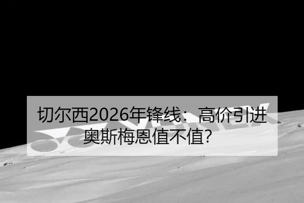 切尔西2026年锋线：高价引进奥斯梅恩值不值？